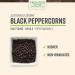 Frontier Natural Products Whole Black Peppercorns - 16 oz (453 g) | Premium Spices for Flavor - Buy Online on GoSupps.com