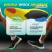 Plantar Fasciitis Insoles for Men Women - Arch Support Orthotic Insoles for Flat Feet Pain Relief - Metatarsalgia Comfort - Lake Blue & Yellow - Size S (6.5-7.5) - Buy Online on GoSupps.com