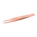 TWEEZERMAN tweezers with precision tip made of stainless steel rose gold