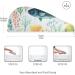 Super Absorbent Colored Fishes Hair Towel 2 Pack | Quick Dry Hair Turbans with Button Twist for Women & Girls - Buy Online on GoSupps.com