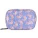 Pfrewn Pill Organizer Case 7 Day Cartoon Axolotl Faces Travel Pill Box with Zipper Portable Small Weekly Vitamin Medicine Supplement Holder Pouch Bag