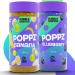Bubble Mania Bubble Tea pearls |Popping boba pearls banana blueberry tapioka fruit beads and boba pearls 100% vegan and gluten -free ready for consumption (pack of 2) banana & blueberry