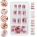 Shop Art Nails: 24-Piece Angular Short Press-On Nails | Full Cover Glue-On Fake Nails for Women & Girls - Buy Online on GoSupps.com