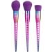 Makeup Brush Set 10pc LaRoc - Make Up Brushes for Blusher Foundation Brush Concealer Brush Eyeliner Eyeshadow Cream & Liquid Make Up Anti-Shedding Bristles - Rainbow Effect - Buy Online on GoSupps.com