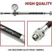 BV High Pressure Bike Fork Rear Shock Suspension Pump 300/400 PSI with Gauge and Micro Adjustment Button - Buy Online on GoSupps.com