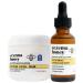 ECZEMA HONEY Soothing Facial Cream & 15% Vitamin C + Ferulic Acid Serum - Bundle for Sensitive & Dry Skin - Cruelty Free