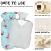 NAANLE Sea Wave Crabs Hot Water Bottle - 2L Transparent Heat Bottle for Back Pain Relief & Cold Therapy Hand & Foot Warmer - Buy Online on GoSupps.com