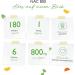 NAC - N-Acetyl L-Cysteine 800mg | 180 Vegan Capsules | Premium Quality Lab Tested | 6-Month Supply | High Dose Antioxidant Supplement - Buy Online on GoSupps.com