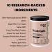 Perfect Keto Nootropic Brain Support, Caffeine Free Focus and Energy Supplement with Alpha Lipoic Acid, L Theanine, Ginkgo Biloba, Alpha GPC, MCT's, Collagen, Ketones, Chocolate Drink Mix, 15 Servings - Buy Online on GoSupps.com