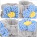 Healeved 2paires Bracelets lastiques Peluche Pour Lavage Visage Avec Motif Cartoon De Bracelets Absorbants Pour Filles - Buy Online on GoSupps.com