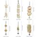 Allazone Bird Parrot Toys 13 PCS Hanging Bell Pet Bird Cage Hammock Swing Toy Wooden Chewing Toy for Conures Love Birds Small Parakeets Cockatiels Macaws Style 7 - Buy Online on GoSupps.com