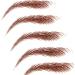 Hemoton 5 Sheets Eyebrow Stickers Fake Eyebrows Eyebrow Waterproof Eyebrow Sticker for Eyebrows Waterproof 1 count (Pack of 1) Brown - Buy Online on GoSupps.com