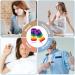 EDNYZAKRN Finger Compression Sleeves - 10Pcs Finger Support Protectors for Trigger Finger & Arthritis - Rainbow - Breathable Elastic Pain Relief - One Size - Buy Online on GoSupps.com