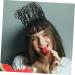 HONMEET Baroque Crown Headband Women Black Hair Crown Halloween Headdress Halloween Headband Fairy Headpiece Fancy Dress Headband Halloween Headpiece Halloween Branch Headdress - Buy Online on GoSupps.com