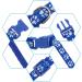 Heyu-Lotus 12-Pack Puppy Collars Paw Print Puppy Whelping Collars Quick Release Buckle Adjustable Leash Pet Safety Collars for Puppies and Cats (M) - Buy Online on GoSupps.com