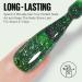 Tomicca UV Nail Polish Green Set - 4 Colors Dark Green Glitter Gel Soak Off UV/LED Non-Toxic & Durable Ideal Christmas Gift for Nail Art DIY & Home Salon 8ml Autumn-A116014 - Buy Online on GoSupps.com