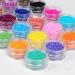 Fashion Gallery 24 Colors Dark Glitter Powder Set - Nail Art Glitter Dust for Stunning Manicures | International Shipping Available - Buy Online on GoSupps.com