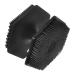 SOESFOUFU Face Brush Face Cleansing Brush Face Exfoliator Facial Cleansing Brush Exfoliator Face Scrub Facial Cleansing Brush for Blackhead Double Sided Silica Gel Scrubber 6.50X6.50X4.00CM Black