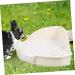 BESPORTBLE 2pcs Rabbit Triangle Toilet Guinea Pig Potty Pet Potty Pet Litter Basin Abs White 25.00X19.00X10.00CMx2pcs Whitex2pcs - Buy Online on GoSupps.com