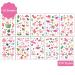 Flamingos Temporary Tattoos Stickers - 250 Pink Love Ice Cream & Summer Styles - Kids Makeup Party Supplies - Buy Online on GoSupps.com