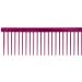 Chris Christensen 9in Coarse Poodle Butter Comb - Professional Grooming Tool with Rounded Corners - Solid Brass Spin and Steel Teeth - Pink - Buy Online on GoSupps.com