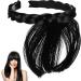 Fashion Synthetic Wig Headband Front Hair Bangs Fringe Extensions Women Girls Black - Buy Online on GoSupps.com