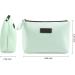 Small Cosmetic Pocket for Women | Waterproof PU Leather Makeup Bag - Cute Versatile Travel Organizer (Green) - Buy Online on GoSupps.com