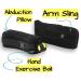 Universal Shoulder Abduction Sling & Immobilizer - Comfortable Arm Support Adjustable Abduction Pillow & Hand Exercise Ball for Left/Right Shoulder - Buy Online on GoSupps.com
