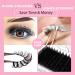 Heracks 14 Pairs D Curl Russian Cat-Eye Lashes | 10-20 MM Fox Eyelashes | Wispy False Eyelashes with Clear Band - Buy Online on GoSupps.com