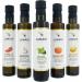 Lunaio Organic Garlic Oil 250ml - Fresh Garlic Infused With Extra Virgin Olive Oil - Produced in Puglia Italy - GMO Free Vegan Vegetarian And Gluten Free - Buy Online on GoSupps.com