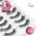 Natural Wispy Mink False Eyelashes - Soft Clear Band, Fluffy Lashes - 10MM-14MM - A11 - Buy Online on GoSupps.com