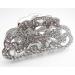 Vintage Silver Swarovski Crystal Hair Claw Clip for Long Hair - Retro Copper Design - Buy Online on GoSupps.com
