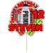Prime Drink Bottle Theme Personalised 6" Wide Happy Birthday Cake Topper Stand Up Card Cake Decoration - Buy Online on GoSupps.com