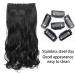 Hair Extensions 5 Clips Long Water Wave Hair Extensions Clips in High Temperature Fiber Clip in Hair Extensions Soft Synthetic Hairpieces for Women Hair Pieces(Sg88-22-613) - Buy Online on GoSupps.com