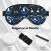 Buy Diamond Pattern Print Unisex Sleep Mask - Double-Sided Eye Mask for Sound Sleep & Skin Care | International Shipping Available - Buy Online on GoSupps.com
