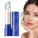 Blue Jelly Lip Balm Color Changing Lipstick With 24k Gold Foil Moisturizing Crystal Lip Gloss Long Lasting Heat Sensitive Balm Temperature Change