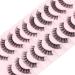 Parriparri Russian Strip Lashes - 10 Pairs Curly False D Curl Volume Lashes - Buy Online on GoSupps.com