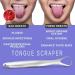 Kids & Adults Tongue Scraper - Stainless Steel Cleanser Tongs | Beauty Tools & Accessories - Buy Online on GoSupps.com