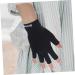 BRIGHTFUFU 1 Pair UV Gloves summer sunblock gloves touchscreen gloves nail art fingerless gloves sun protection gloves for women nail dryer UV glove nail gel fabric major women's summer beach 19.5x8cm Black - Buy Online on GoSupps.com