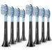 Ofashu Toothbrush Replacement Heads for Philips Sonicare DiamondClean Premium Plaque Control C1 C2 C3 G3 W3 4100 5100 HX9044 Hx6250, Black, 8 Packs Sonic Electric Brush Head Black Blue 8 Count (Pack of 1)