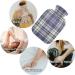 Buy Naanle Hot Water Bottle with Cover - Violet Tartan Plaid 2L | Back Pain Relief & Cold Therapy - Buy Online on GoSupps.com