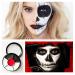 Professional Clown Makeup Kit - Face Paint for Halloween Joker Zombie & Sports Events | International Shipping Available - Buy Online on GoSupps.com