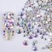 Milisten Nails Decoration AB Nail Art Rhinestones Glass Nail Crystal Flatback Beads Charms Gems Stones For Makeup Clothes Shoes Phone Shell Decor 2.4mm Nail Decoration - Buy Online on GoSupps.com