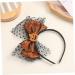 Gogogmee Bow-knot Headdress Costume for Halloween Funny Headbands Pumpkin Hairband Lace Bow Hair Hoop Bat Costume Masquerade Party Boppers Halloween Decoration Carnival Hair Band Cloth - Buy Online on GoSupps.com