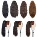 SEGO hairpiece bun hair extensions ponytail corn wavy hair tie hair bun hairband updos braid medium brown