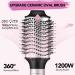 Buy 3 in 1 Ceramic Blow Dryer Brush Set - Volumizer & Hot Air Brush for Straightening Drying & Curling | Interchangeable Multi-Temperature | Fast International Shipping - Buy Online on GoSupps.com