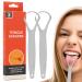 Tongue scraping tongue scrap for adults - portable tongue scraps made of stainless steel - effective tongue scraping and mouth sucks for tongue cleaning Leking