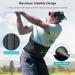 Lower Back Support Belt for Men & Women | Lordosis Pain Relief & Posture Correction | Adjustable Breathable Waist Support for Herniated Disc Sciatica & Scoliosis - Black - Buy Online on GoSupps.com