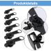 12-Piece Zipper Slider Replacement Set | Zipper Pull Fixer for Coats Suitcases & Backpacks - Black - Buy Online on GoSupps.com