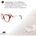 Exclusive Perl Reading Glasses for Women - Fashion Pharmacy Quality | 1 Diopter | 5 Color Options - Buy Online on GoSupps.com